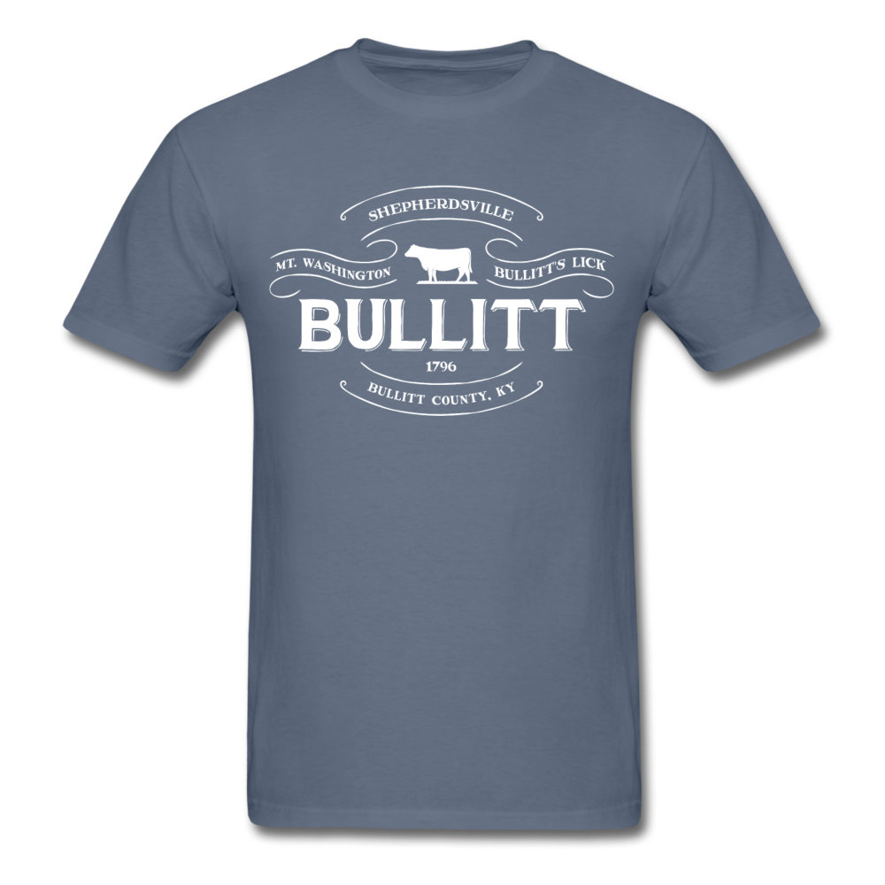 Bullitt County Vintage Banner T-Shirt - denim