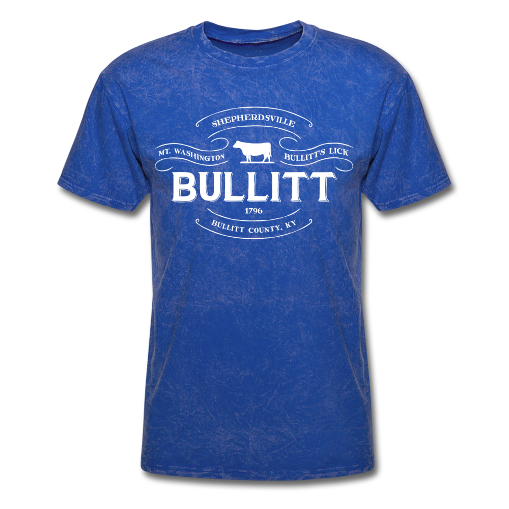 Bullitt County Vintage Banner T-Shirt - mineral royal
