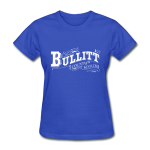 Bullitt County Ornate Women's T-Shirt - royal blue