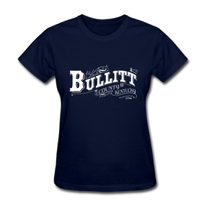 Bullitt County Ornate Women's T-Shirt - navy