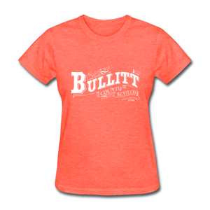 Bullitt County Ornate Women's T-Shirt - heather coral