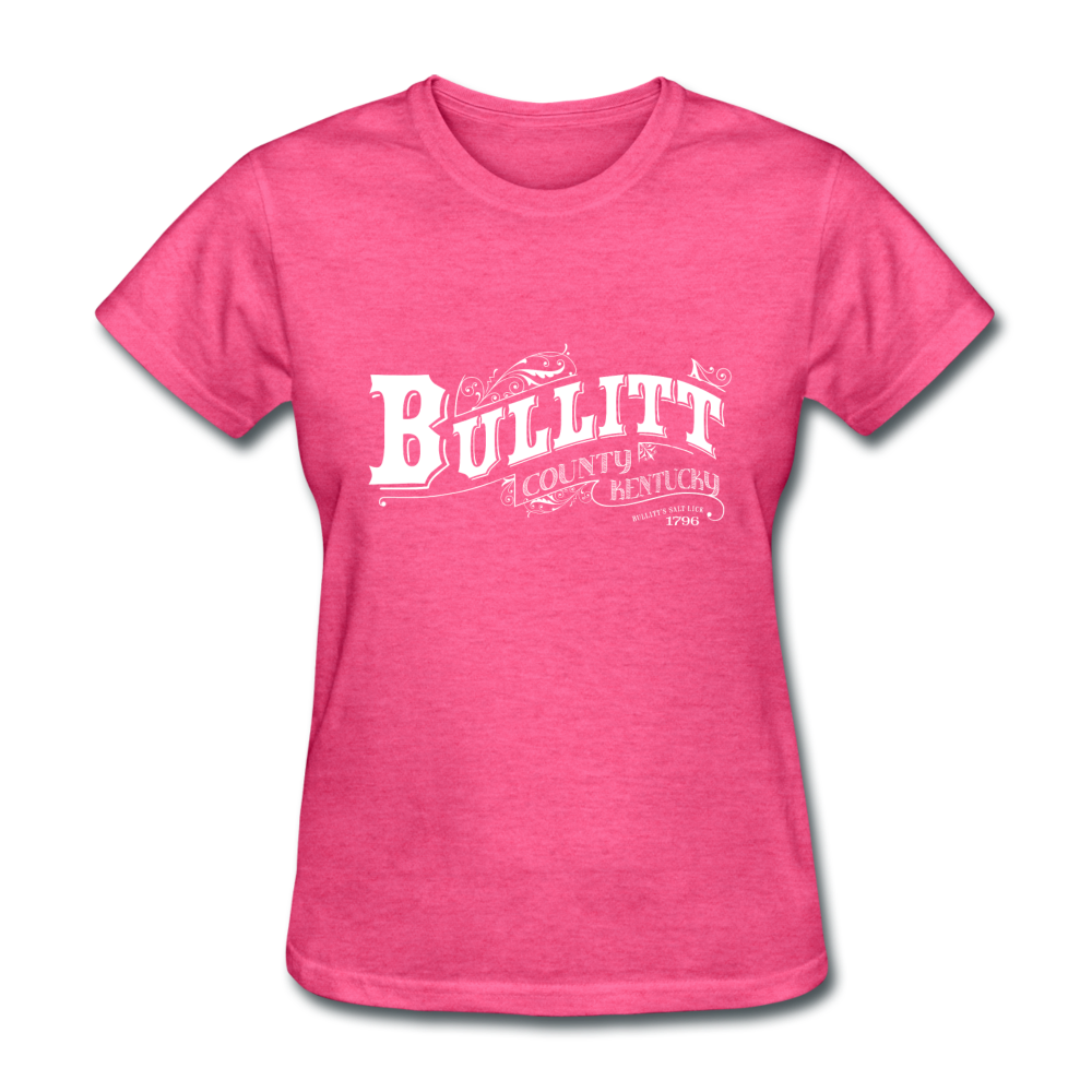 Bullitt County Ornate Women's T-Shirt - heather pink