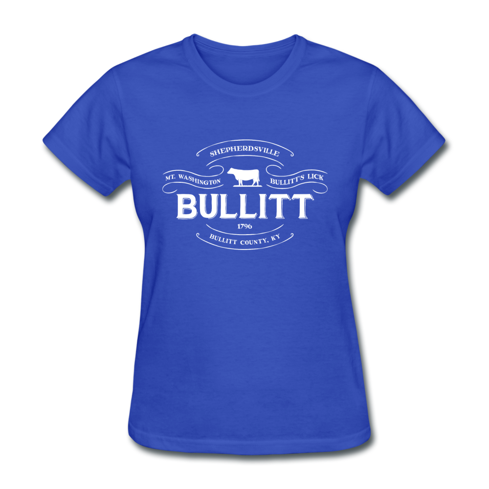 Bullitt County Vintage Banner Women's T-Shirt - royal blue