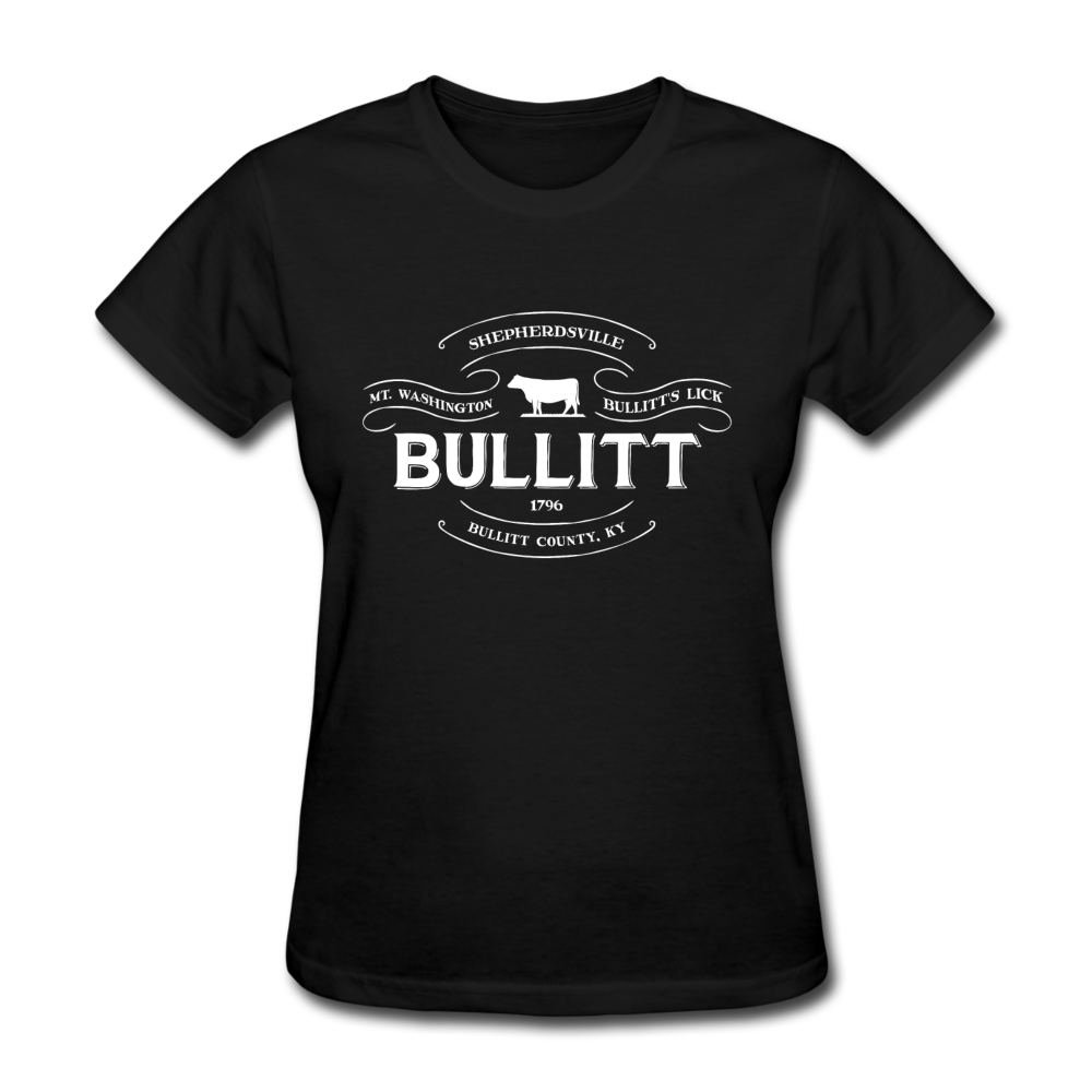 Bullitt County Vintage Banner Women's T-Shirt - black