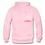 Campbell County Map Hoodie - light pink