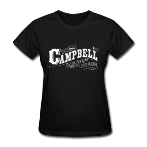 Campbell County Ornate Women's T-Shirt - black