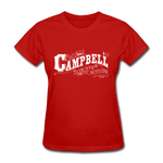 Campbell County Ornate Women's T-Shirt - red