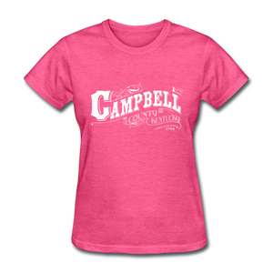 Campbell County Ornate Women's T-Shirt - heather pink