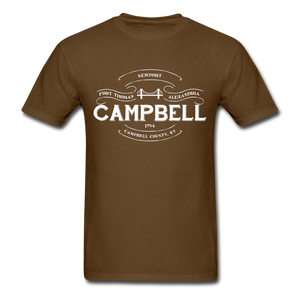 Campbell County Vintage Banner T-Shirt - brown