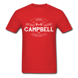 Campbell County Vintage Banner T-Shirt - red