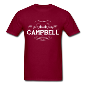 Campbell County Vintage Banner T-Shirt - burgundy