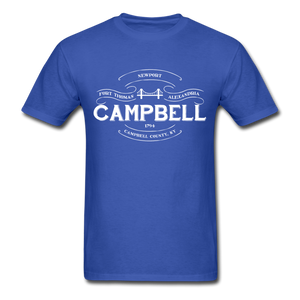 Campbell County Vintage Banner T-Shirt - royal blue