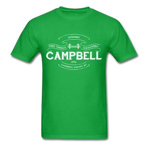 Campbell County Vintage Banner T-Shirt - bright green