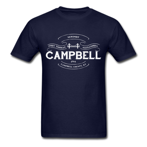 Campbell County Vintage Banner T-Shirt - navy