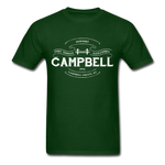 Campbell County Vintage Banner T-Shirt - forest green