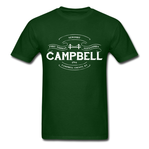 Campbell County Vintage Banner T-Shirt - forest green