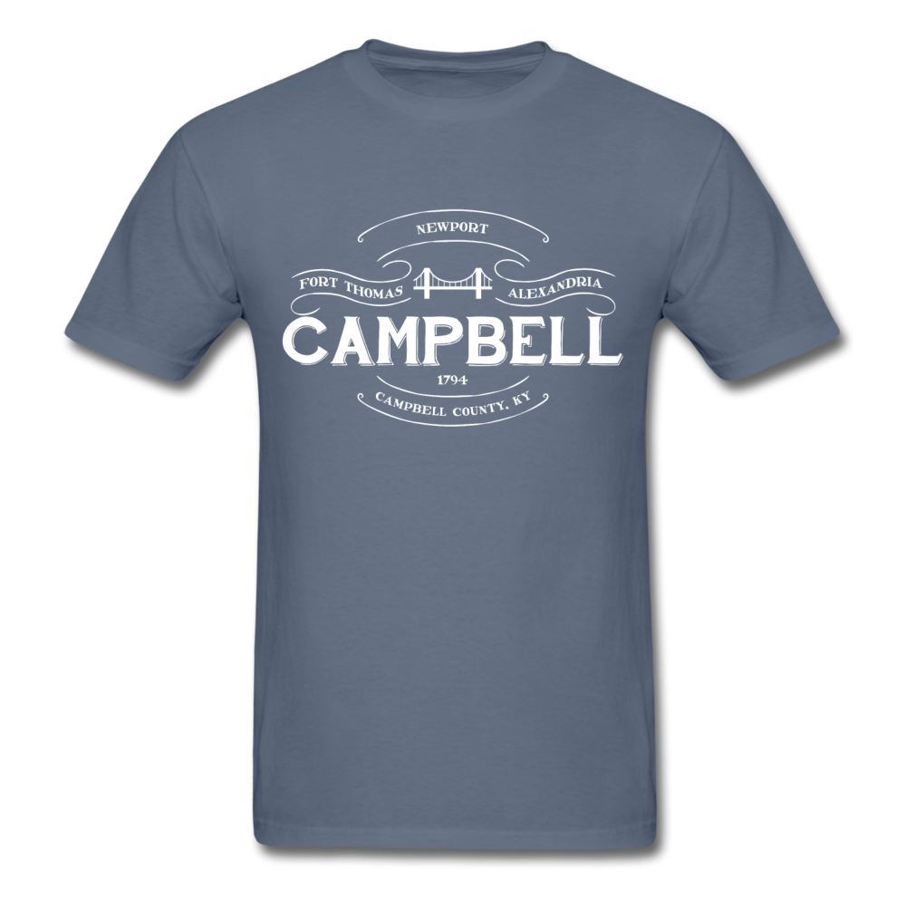 Campbell County Vintage Banner T-Shirt - denim