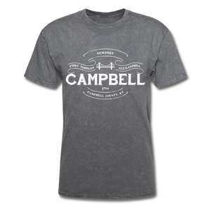 Campbell County Vintage Banner T-Shirt - mineral charcoal gray