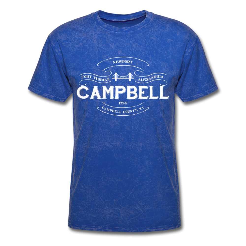 Campbell County Vintage Banner T-Shirt - mineral royal