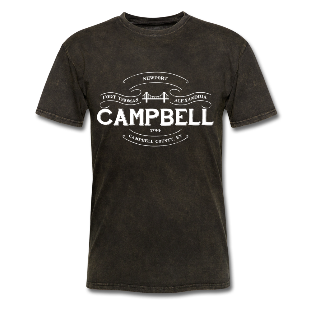 Campbell County Vintage Banner T-Shirt - mineral black