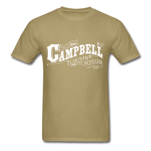 Campbell County Ornate T-Shirt - khaki