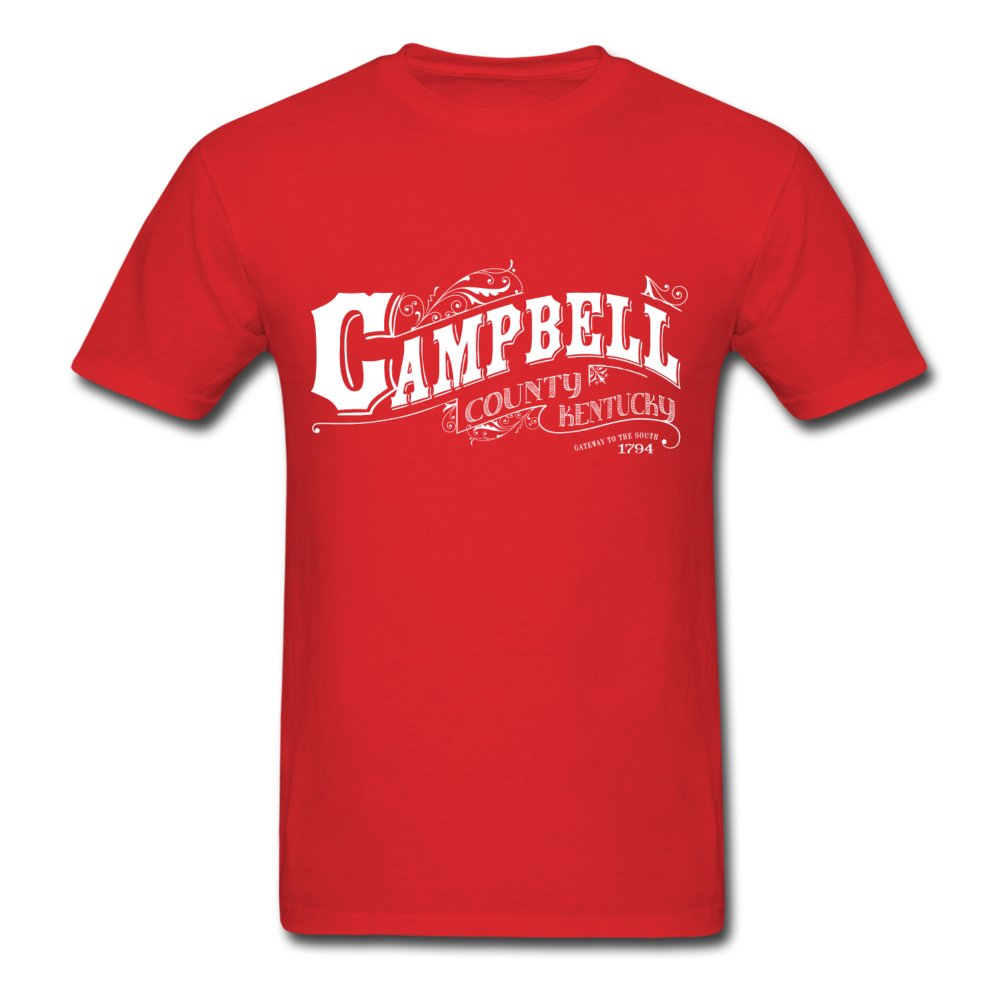 Campbell County Ornate T-Shirt - red