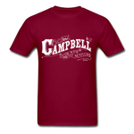 Campbell County Ornate T-Shirt - burgundy