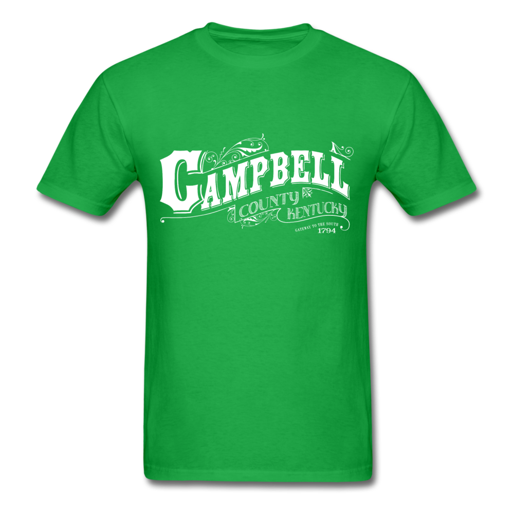 Campbell County Ornate T-Shirt - bright green