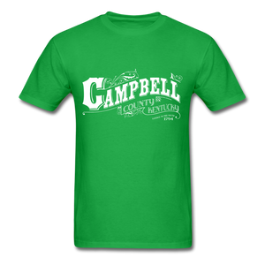 Campbell County Ornate T-Shirt - bright green