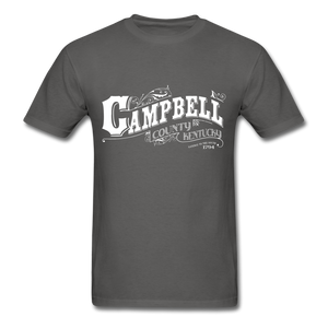 Campbell County Ornate T-Shirt - charcoal