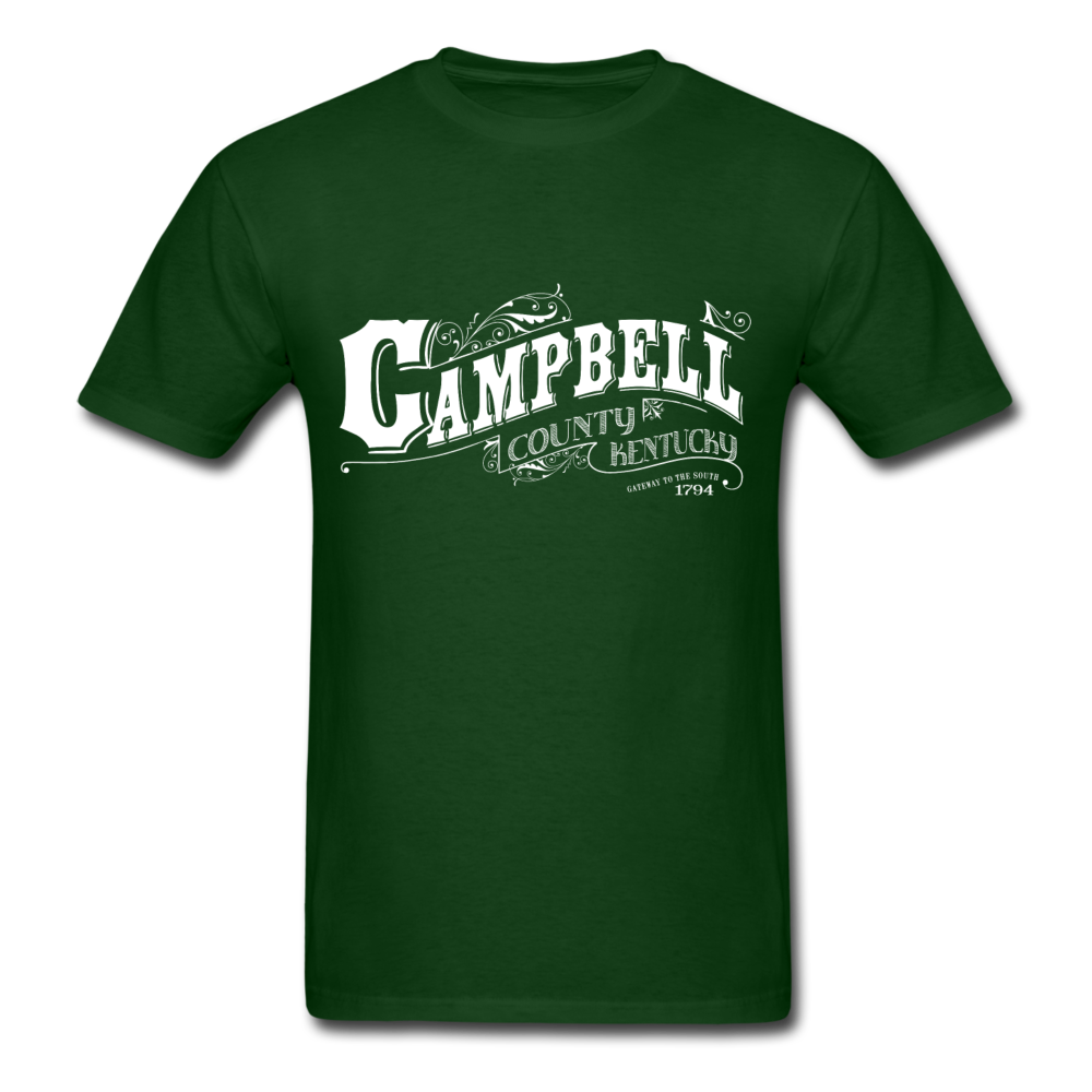 Campbell County Ornate T-Shirt - forest green