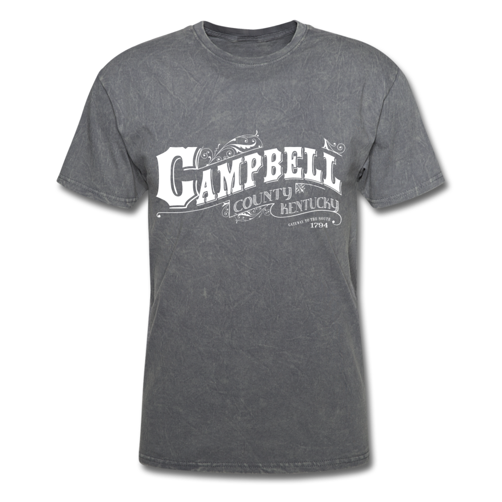 Campbell County Ornate T-Shirt - mineral charcoal gray