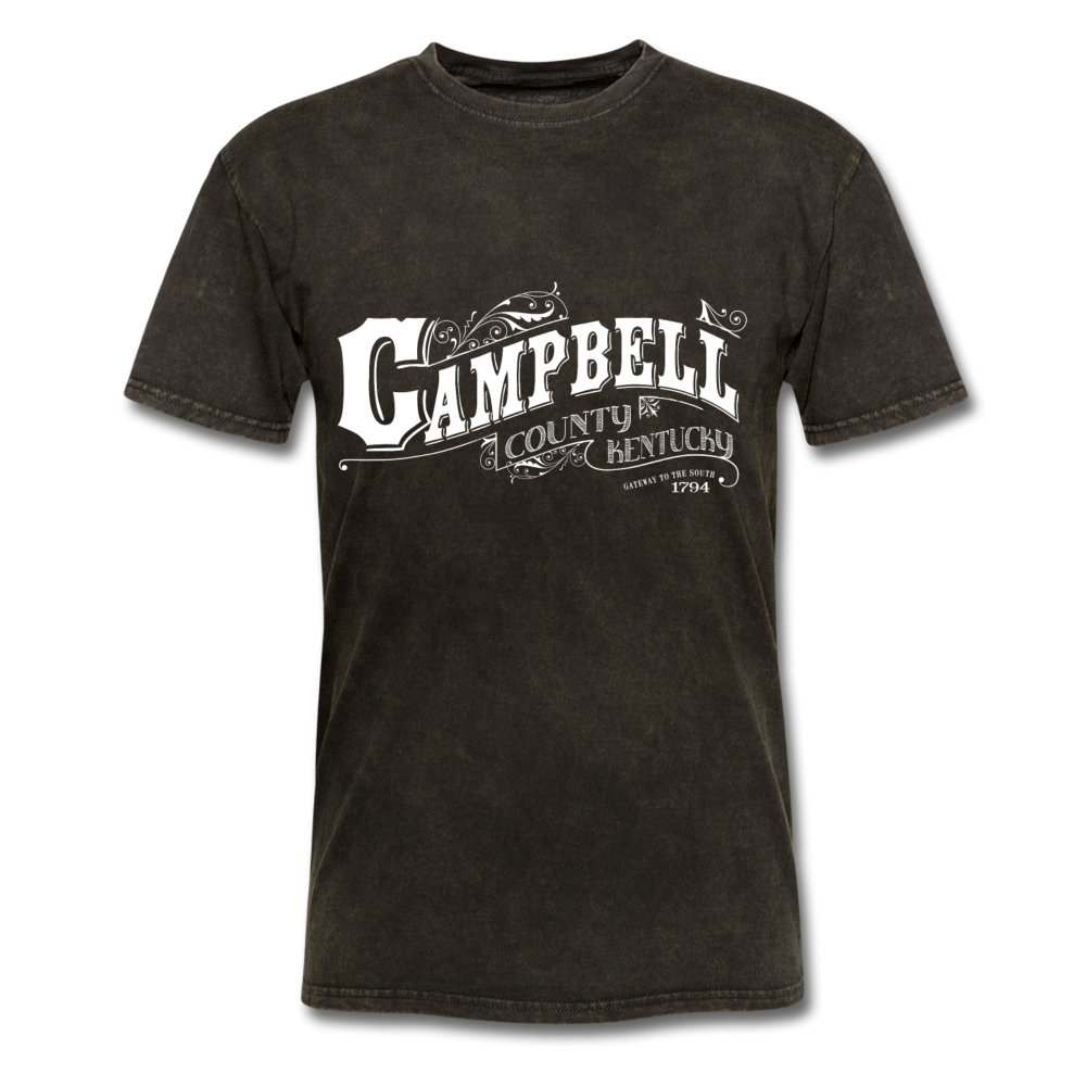 Campbell County Ornate T-Shirt - mineral black