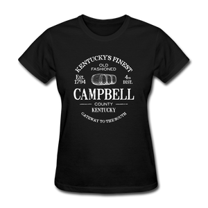 Campbell County Vintage KY's Finest Women's T-Shirt - black