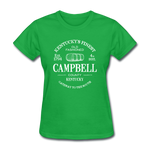 Campbell County Vintage KY's Finest Women's T-Shirt - bright green