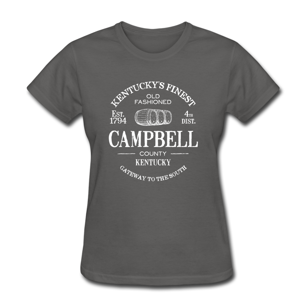 Campbell County Vintage KY's Finest Women's T-Shirt - charcoal