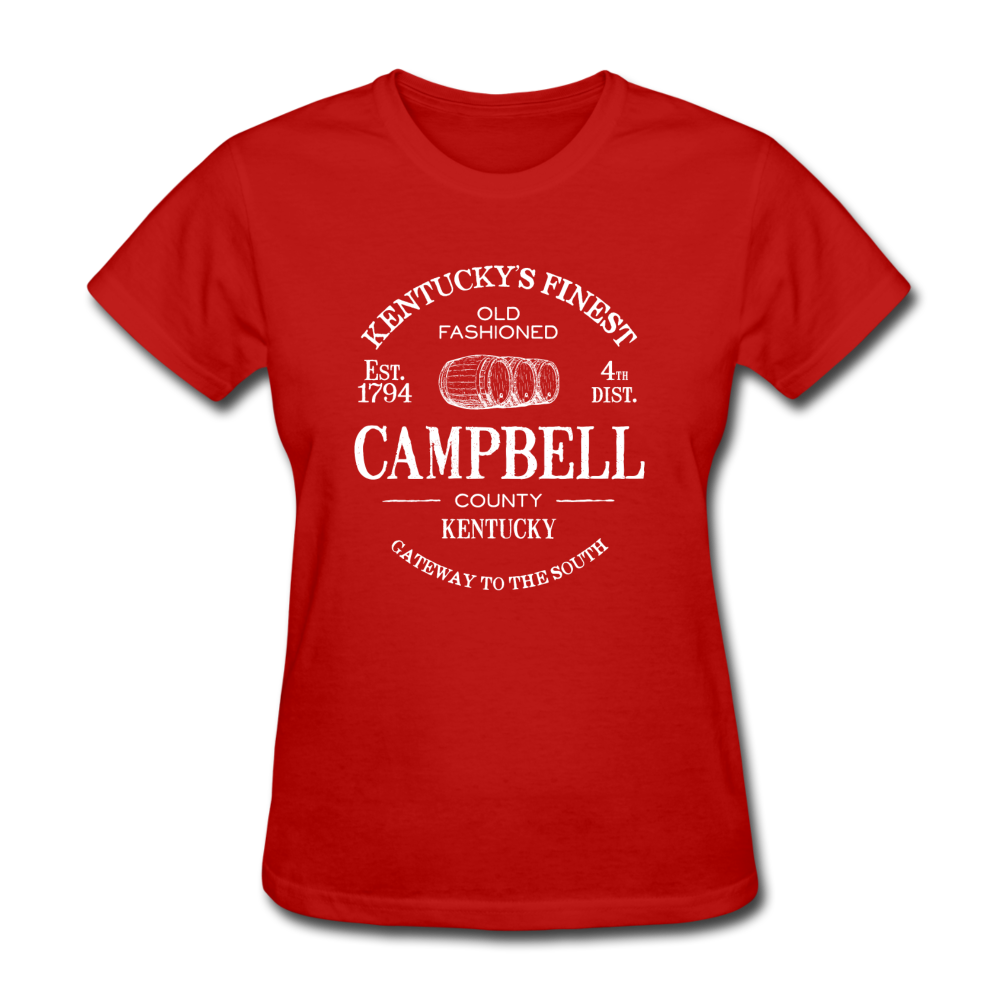 Campbell County Vintage KY's Finest Women's T-Shirt - red