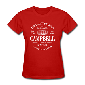 Campbell County Vintage KY's Finest Women's T-Shirt - red