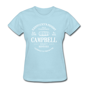 Campbell County Vintage KY's Finest Women's T-Shirt - powder blue