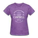 Campbell County Vintage KY's Finest Women's T-Shirt - purple heather