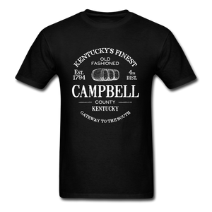 Campbell County Vintage KY's Finest T-Shirt - black