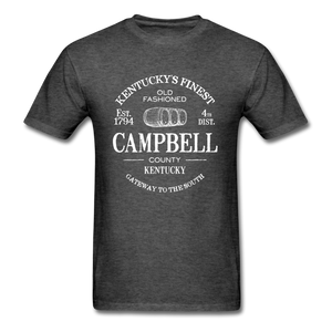 Campbell County Vintage KY's Finest T-Shirt - heather black