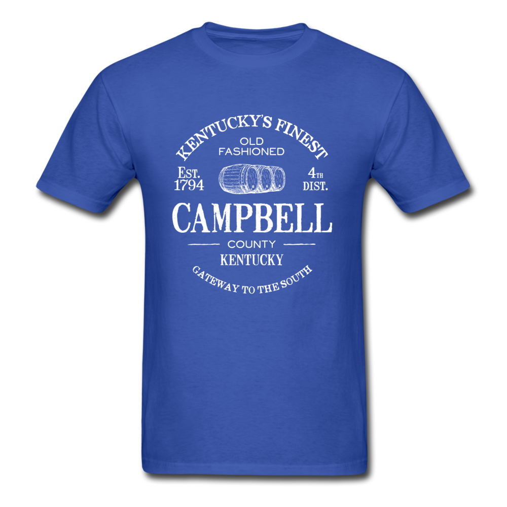 Campbell County Vintage KY's Finest T-Shirt - royal blue