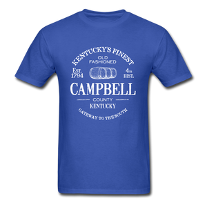 Campbell County Vintage KY's Finest T-Shirt - royal blue