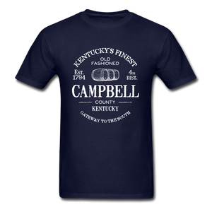 Campbell County Vintage KY's Finest T-Shirt - navy
