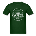 Campbell County Vintage KY's Finest T-Shirt - forest green