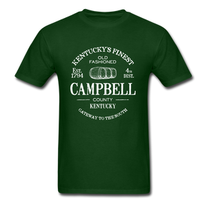 Campbell County Vintage KY's Finest T-Shirt - forest green