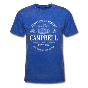 Campbell County Vintage KY's Finest T-Shirt - mineral royal