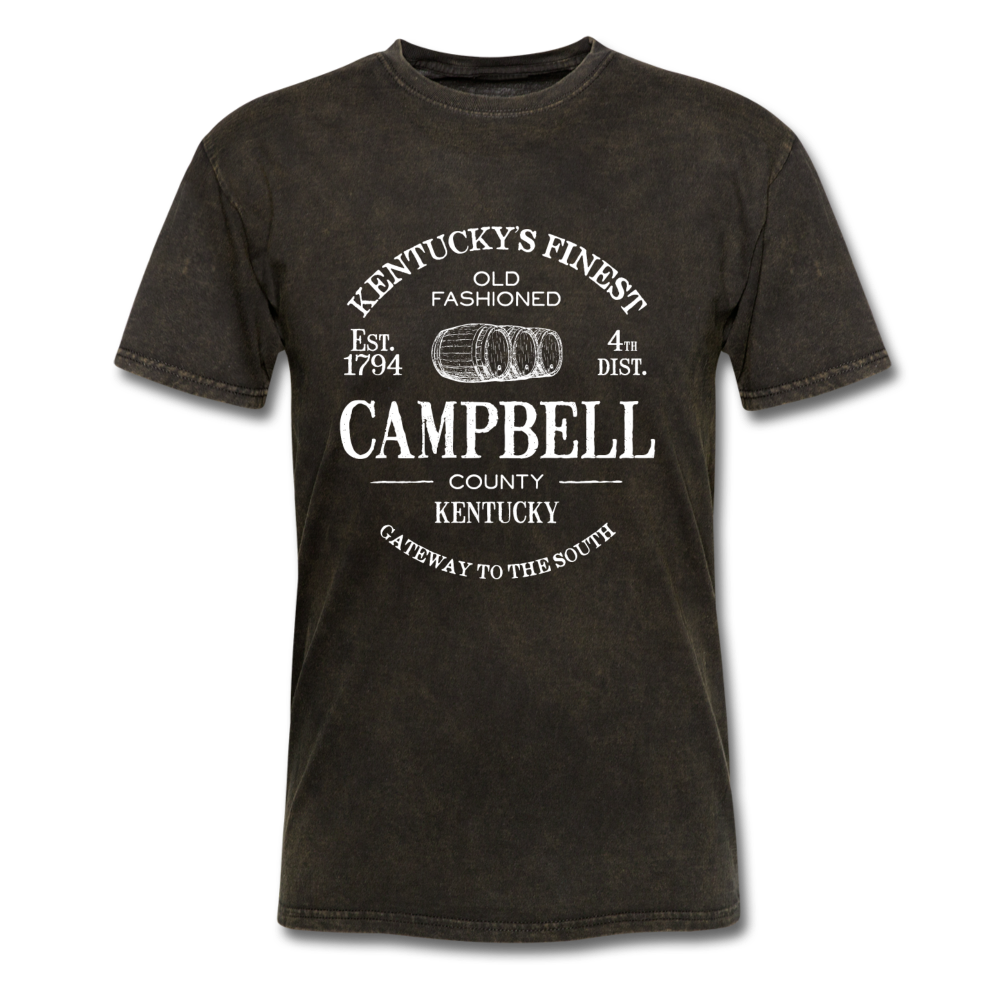 Campbell County Vintage KY's Finest T-Shirt - mineral black