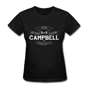 Campbell County Vintage Banner Women's T-Shirt - black